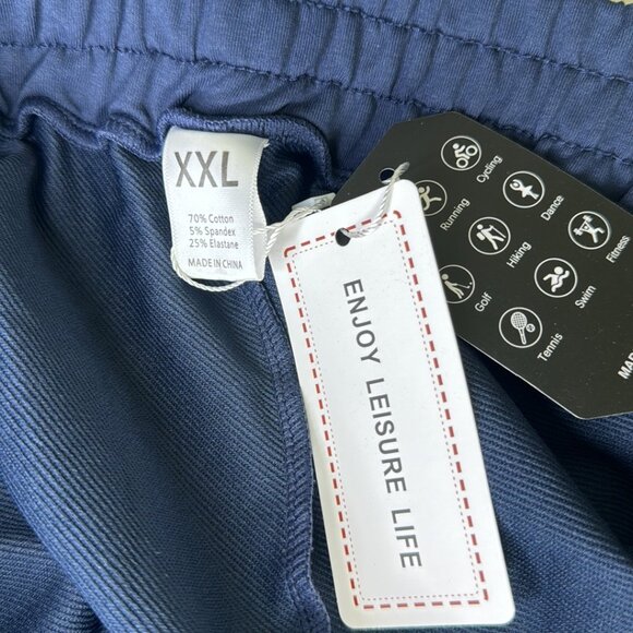 TARSE Women's Bermuda Shorts Long Cotton Loose with Pockets Knee Length Size XXL - Picture 6 of 6